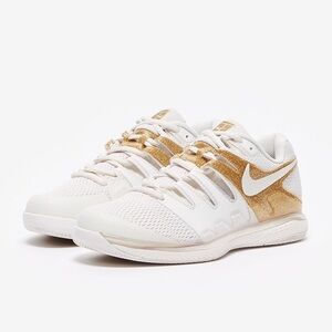 Nike Women’s Air Zoom Vapor X HC 'Phantom Metallic Gold' Sneakers Size 8 US